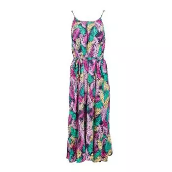 Длинное яркое платье на бретелях Женщина VERO MODA