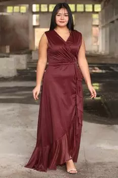 Длинное вечернее платье больших размеров