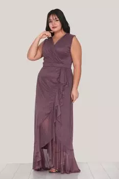 Длинное вечернее платье больших размеров