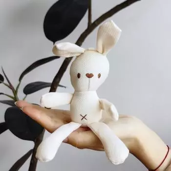 Длинноногая мультяшная плюшевая игрушка кукла кукуруза одежда кулон сумка аксессуары One Size белый