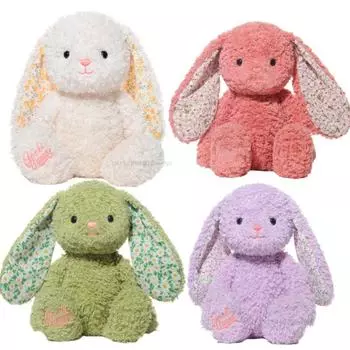 Длинноногие мультяшные кролики, плюшевые куклы, розовые, фиолетовые, кролики, животные, мягкий декор, кавайные, для девочек и мальчиков, подарки на Рождество и Хэллоуин about 35-38cm