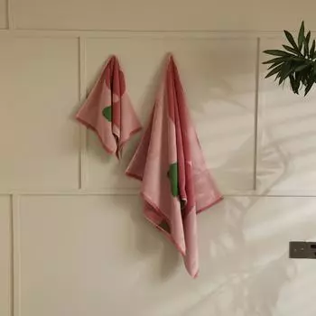 Длинноволоконное хлопковое большое полотенце-тюльпан, двухцветное впитывающее полотенце для ванной комнаты класса А 35*34cm