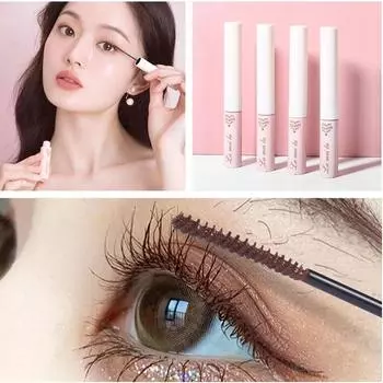 Длинную и вьющуюся тушь нелегко покрасить и удлинить, чрезвычайно тонкая натуральная тонкая кисточка.