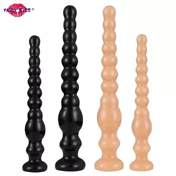Длинные Анальные Бусины Пробка С Присоской Анус Задний Двор Анальные Шарики Простата Массаж Анальная Пробка Эротика Взрослые Секс-Игрушки Для Женщин Мужчин
