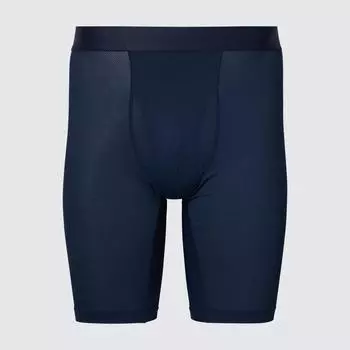 Длинные боксеры-боксеры UNIQLO JAPAN AIRism с сетчатым вырезом спереди
