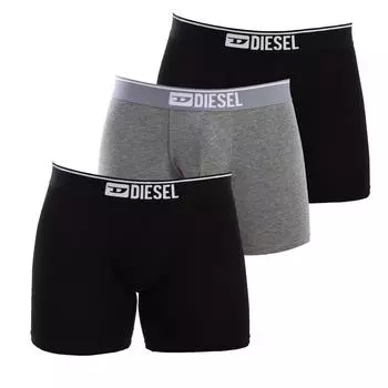 Длинные боксеры из хлопка стрейч Pack-3 00SKME-0GDAC мужчина S серый