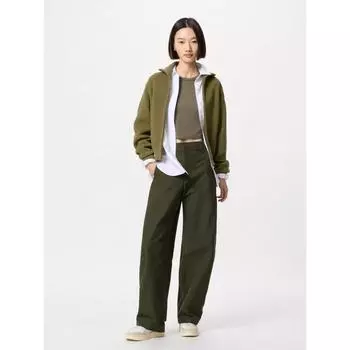Длинные брюки-бочки Uniqlo Japan Jersey 01 OFF WHITE/XS