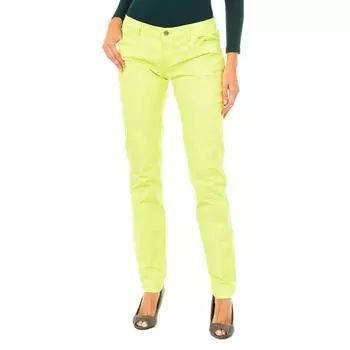 Женские длинные брюки из эластичной ткани 3Y5J06-5NXYZ 29-USA зелёный