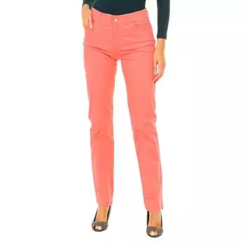Женские длинные брюки из эластичной ткани 3Y5J18-5NZXZ 26-USA розовый