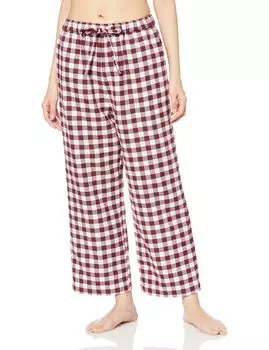 Длинные брюки из фланели в клетку в клетку PWFP215264 RED F [Gelato Pique] женские красный