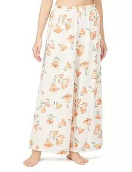 Длинные брюки с цветочным узором Lisianthus PWCP225316 ORG F [Gelato Pique] женские оранжевый