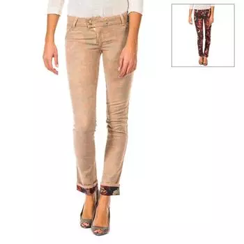 Длинные брюки с узким краем 10DBF0605 женщина 32-USA синий