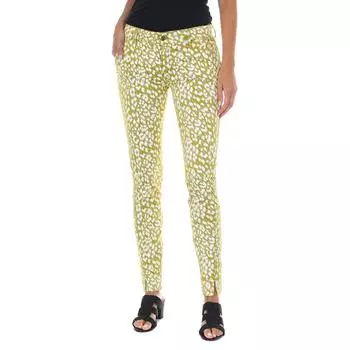 Длинные женские брюки с зауженными краями 70DBF0531-R215 26-USA зелёный