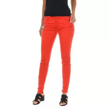 Длинные брюки с узким низом 70DBF0716-R295 женщина 27-USA красный