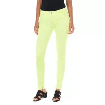 Длинные джинсовые брюки из эластичной ткани 70DBF0518-G291 женщина 24-USA жёлтый