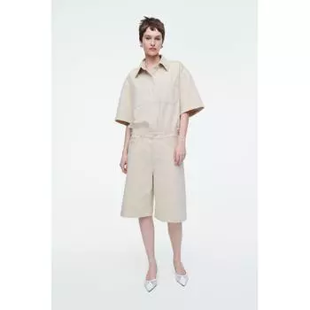 Длинные джинсовые шорты COS Japan light beige/30