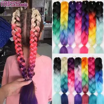 Длинные Jumbo косички для волос 24 дюйма 100 г/шт. синтетические плетения в африканском стиле косы для вязания крючком A11