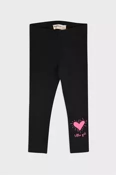 Длинные леггинсы с принтом для девочек