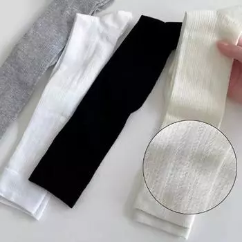 Длинные носки Лолита женские чулки Jk Sweet Girls чулки в японском стиле однотонные гольфы женские чулки весна лето белый