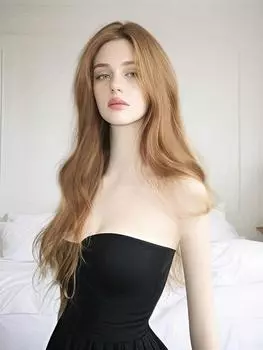 Длинные разноцветные объемные волнистые парики с кружевной фронтальной частью для женщин, термостойкие синтетические парики из волокна, кудрявый волнистый парик с средней частью, натуральный парик для ежедневного использования