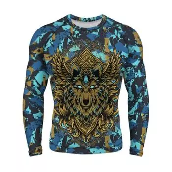 Длинные рукава с круглым вырезом и камуфляжным принтом для мужчин и женщин, модная роскошная повседневная футболка для улицы, персонализированная одежда S