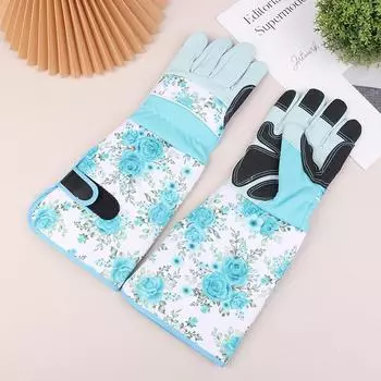 Длинные садовые перчатки для женщин, защитные перчатки от шипов, мужские перчатки для обрезки роз, садовые перчатки с сенсорным экраном, дышащие рабочие перчатки M