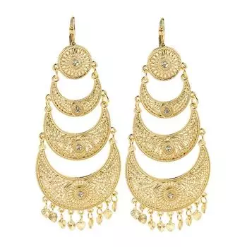 Длинные серьги-капли для женщин, традиционные мусульманские свадебные висячие серьги, ювелирные изделия для невесты, подарок белый