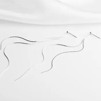 Длинные серьги-кисточки для женщин с простым темпераментом и супер-сказочные серьги, которые сделают ваше лицо тоньше