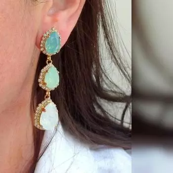 Длинные серьги Модные женские серьги Темпераментные серьги 1