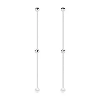 Длинные серьги, новые модные простые серьги в корейском стиле, темпераментный ушной кабель