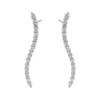 Длинные серьги в стиле богини темперамента для всего тела, серьги высокого класса в стиле нишевого дизайна