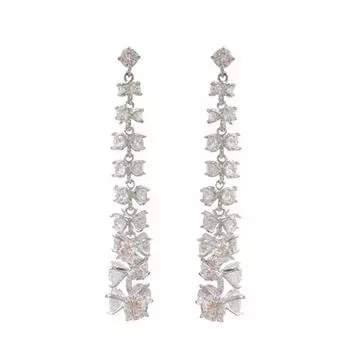 Длинные серьги женские танцевальные вечерние модные украшения Свадебные висячие серьги женские брендовые серьги