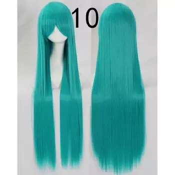 Длинные синтетические волосы Лолиты, белые, фиолетовые парики, термостойкое волокно, черный прямой парик для вечеринки, шиньон для косплеера