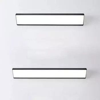 Длинные светодиодные уличные настенные светильники, водонепроницаемые алюминиевые светильники, бра для крыльца, сада, коридора, теплый/холодный свет, длинный настенный светильник IP65 Warm light