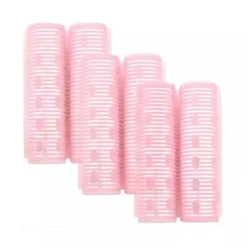 Длинные термопроводящие щипцы для завивки Seven Star, среднего размера, 2 шт., светло-розовые, 3 набора