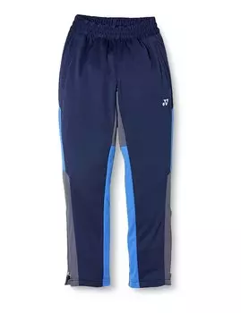 Длинные трикотажные темно-синие брюки J120 [YONEX], разминочные брюки, детские, (019)