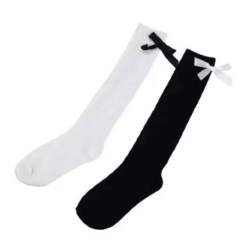 Длинные трубчатые ленточные носки Boeknot Hosiery Golf Socks Balletcore Bow Long Socks Elegant Girls