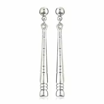 Длинные женские серьги-капли Estele с серебряным покрытием в тон