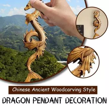 Длинный дракон, двойной дракон, поделки из смолы, украшения для гостиной в виде длинного дракона, замечательный декор Loong One Size