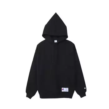 Длинный капюшон Action Black [Champion] Толстовка, Рукав, Флис, Толстовка, Стиль, C3-Z101, Мужская, чёрный