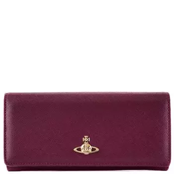 Длинный кошелек 51040027 L001N SAFFIANO CLASSIC КОШЕЛЕК ДЛЯ КРЕДИТНЫХ КАРТ J401PF ФИОЛЕТОВЫЙ [Vivienne Westwood] Женский [Товар]