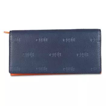 Длинный кошелек из натуральной кожи MAP3150122 Сделано в Японии Букингемский медведь монограмма коровья кожа тисненый медведь [Macintosh Philosophy] Мужской [34]