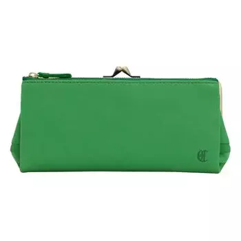 Длинный кошелек из натуральной кожи зеленый [Credran] женский CR-CL3639-GR