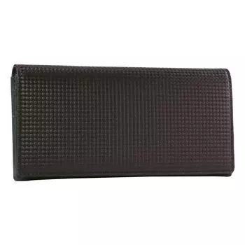 Длинный кошелек Neu Interesse Schatten 0702 Neu interesse Schatten Обложка Коровья натуральная кожа Гибридная кожа Водоотталкивающий черный x зеленый [Neu
