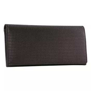 Длинный кошелек Neu Interesse Schatten 0702 Neu interesse Schatten Чехол Коровья натуральная кожа Гибридная кожа Водоотталкивающий черный x черный [Neu