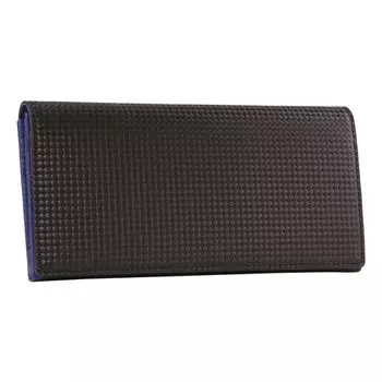 Длинный кошелек Neu Interesse Schatten 0702 Neu interesse Schatten Cover Коровья натуральная кожа Гибридная кожа Водоотталкивающий Черный x Темно-синий [Neu