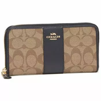 Длинный кошелек Outlet Signature F54630 IMDT3 Khaki Midnight Khaki [Coach] женский (20) [Элемент]