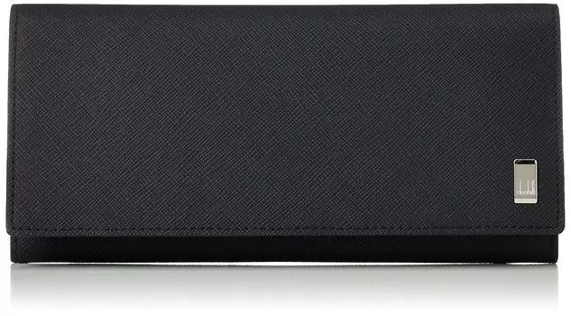 Длинный кошелек PLAIN BLACK 001 Черный [Dunhill] Мужской [Товар]