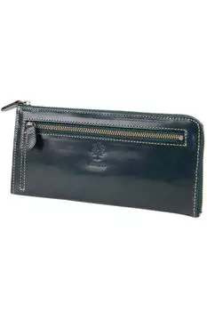 Длинный кошелек с кошельком для монет 6501 Синий Зеленый [Albero] AL-6501-60