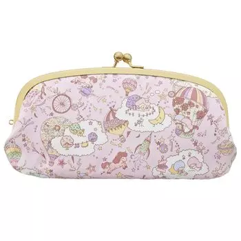 Длинный кошелек Sanrio с принтом персонажа Liberty, тонкий кошелек для монет, держатель для карт, милый стильный цветочный узор, подарочная коробка, сделано в Японии, маленький